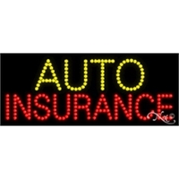 Auto Insurance LED Sign