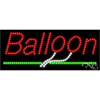 11" x 27" x 1" Balloon LED sign with high visibility,... from ASI 30442 Above...