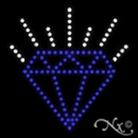 Diamond Logo Economic LED Sign