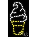 Ice Cream Logo LED Sign