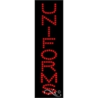 24" x 7" x 1" Uniforms economic LED sign with high... from ASI 30442 Above &...