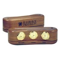 Time Zone Desk Clock... from ASI 88156 Solid Dimensions Inc / Solid...