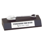 Mini Shovel on Base Paperweight