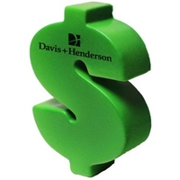 Dollar Sign Shaped Stress Reliever