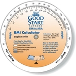 Wheel Calculator Body Mass Index (BMI) Imperial and Metric