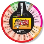 3 Wheel Barbecue Cooking Calculator English Model Full Color