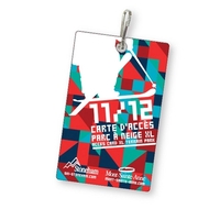 Custom shape zipper pulls made from white plastic.... from ASI 87400 ArtechPro