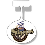 Plastic Shelf Dangler Full Color Imprint