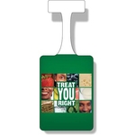 Plastic Shelf Dangler Full Color Imprint