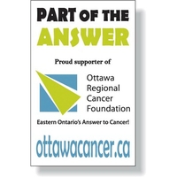 Window Decal White Double-Sided Spot Color Imprint