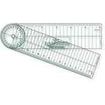 Goniometer Ruler Stock Shape (1.75"x12.25") Clear Plastic