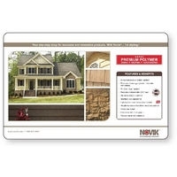 Counter Mat Vinyl Top 3/32" Rubber Back Full Color Imprint