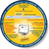 Traditional Mouse Pad Stock Circle Full Color Imprint