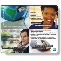 Traditional rectangle mouse pad with 3/32" rubber back and hard front... from...