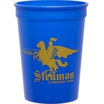 Smooth 12 Ounce Colored Stadium Cup
