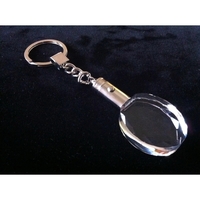 OVAL CRYSTAL KEYCHAIN WITH LIGHT... from ASI 55540 Furniward Company / Furniward