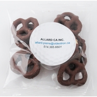 2oz. Milk Chocolate Mini Pretzel Handfuls