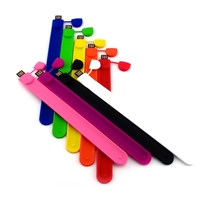 Wristband USB drive made of silicon that's offered in multiple colors... from...