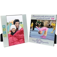 Silver 7" x 5" photo frame, for both horizontal or vertical... from ASI 62190...