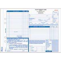 11" x 8 1/2" auto repair order form with carbon.... from ASI 52493 Ennis Inc
