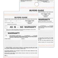 Snap-A-Part Buyer's Guide Warranty with Mirror Hanger