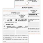 Snap-A-Part Buyer's Guide Warranty with Mirror Hanger