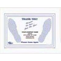 Floor Mat, Footprints Design