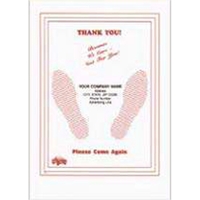 Truck Floor Mat, Footprints Design