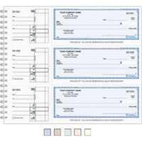 Red - Two part wire bound general expense check book... from ASI 52493 ZZ...