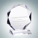 Crystal Glass Prestige Octagon Award