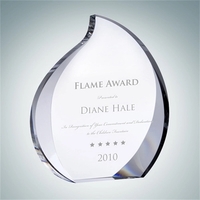 Crystal glass flame award.... from ASI 47791 Best Deal Awards / Best Deal Awards