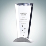 Triangular Vision Crystal Glass Award