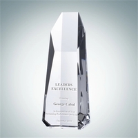 Crystal Glass Super Hexagon Tower Award
