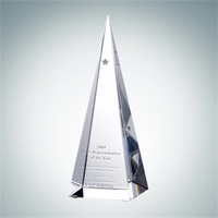 Crystal Glass Pyramid Tower Award