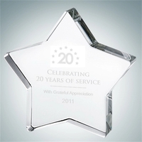 Crystal Glass Mystical Star