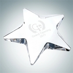 Pentagon Crystal Glass Star