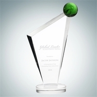 Conception Globe Crystal Glass Award