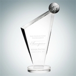 Conception Golf Crystal Glass Award