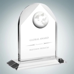 Distinguished Globe Arch Crystal Award