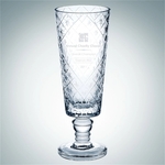 Lead Crystal Diamond Net Vase