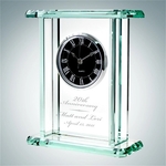 Palace Jade Glass Clock