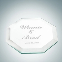 Octagon Glass Coaster Single