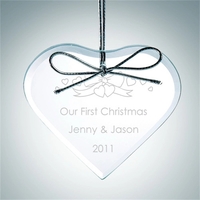 3 3/4" x 3 1/2" x 3/16" beveled heart clear glass... from ASI 47791 Best Deal...