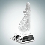Pate de verre Crystal Glass Bookend