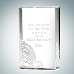 Pate de verre Crystal Glass Corinthian Blocks