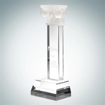 Pate de verre Crystal Glass Pillar of Success