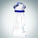 Crown Achievement Crystal Glass Award
