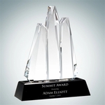 Reach For the Summit Crystal Glass Award