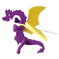 Foam Dragon Toy Novelty on a leash... from ASI 54886 Foamworx / FoamWorx