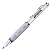 TRANSLUCENT RUBBER GRIP BALLPOINT PEN